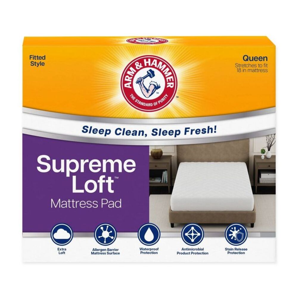 Arm & Hammer Queen Supreme Loft Mattress Pad